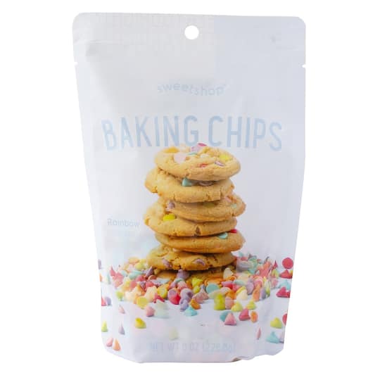 Sweetshop&#x2122; Rainbow Baking Chips, 8oz.